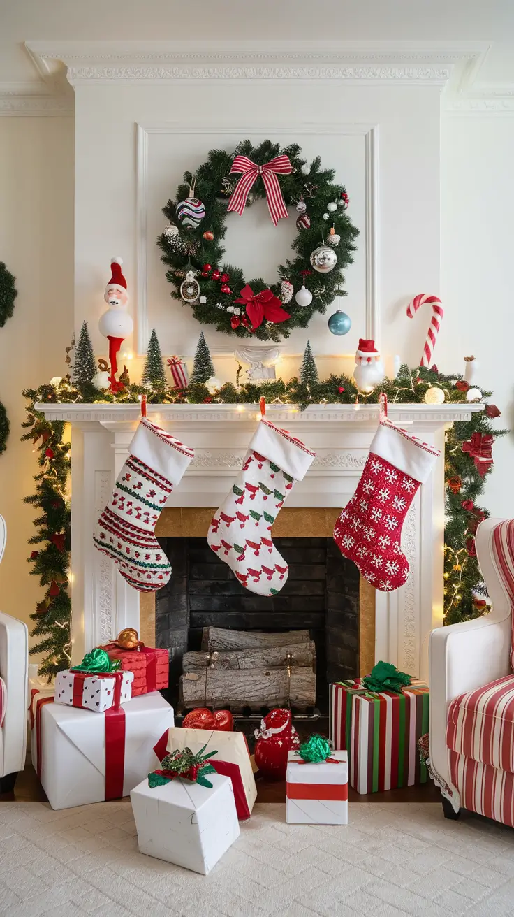 Christmas Mantle Decor Ideas 2026: Elegant, Rustic & Trendy Styles