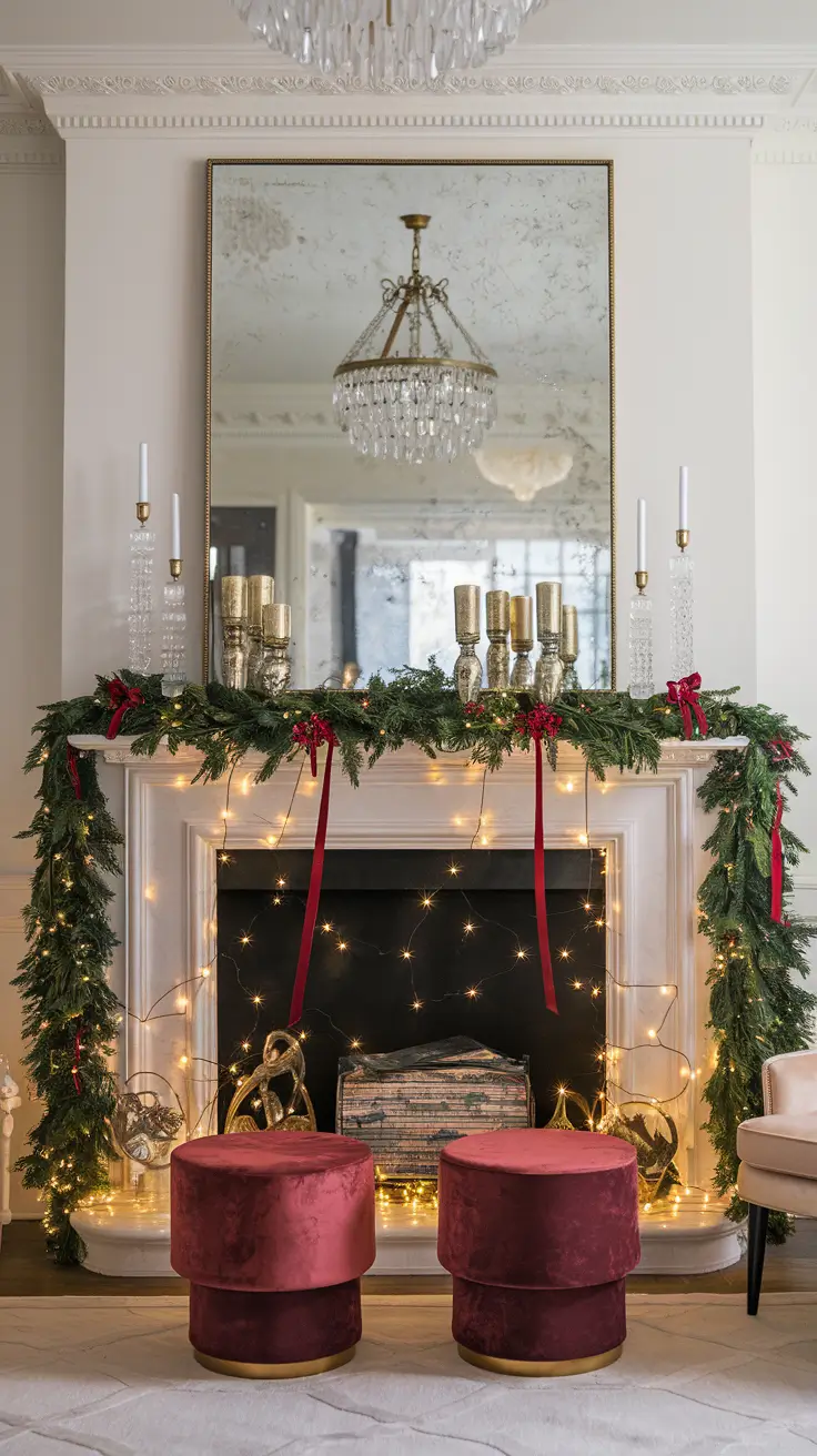 Christmas Mantle Decor Ideas 2026: Elegant, Rustic & Trendy Styles