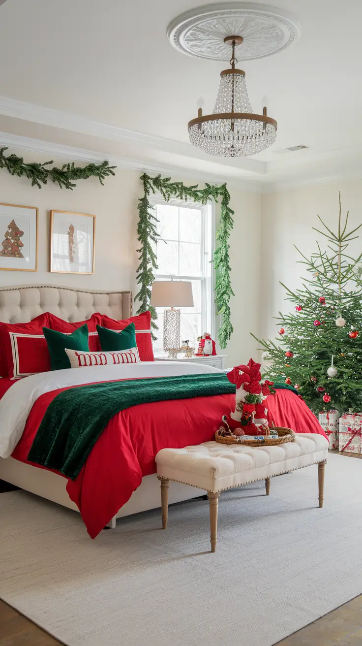 Christmas Bedroom Decor Ideas 2026: Cozy, Elegant & Trendy Styles