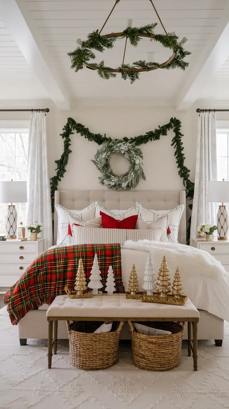 Christmas Bedroom Decor Ideas 2026: Cozy, Elegant & Trendy Styles