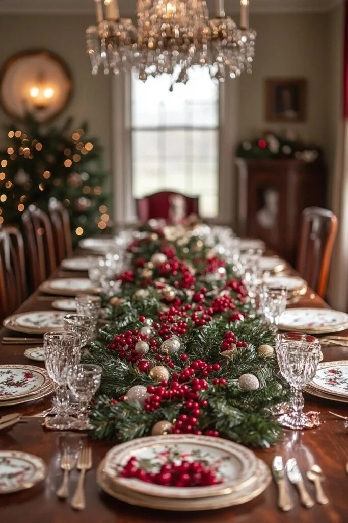 Sophisticated Festive Dining Area