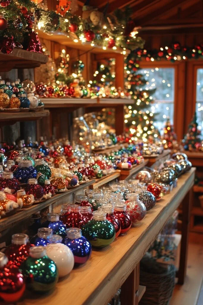 DIY Ornament Crafting Station