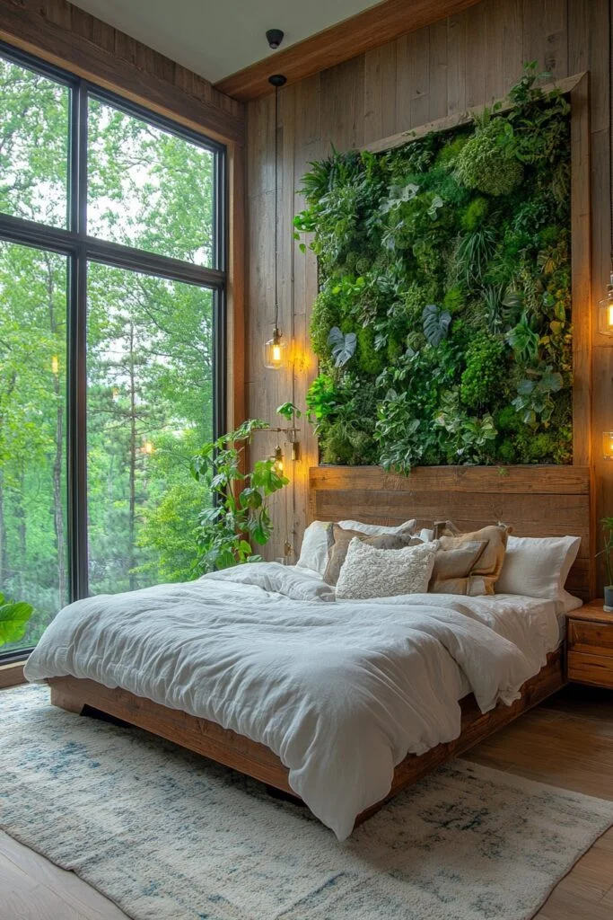 Biophilic Bedroom with Plants