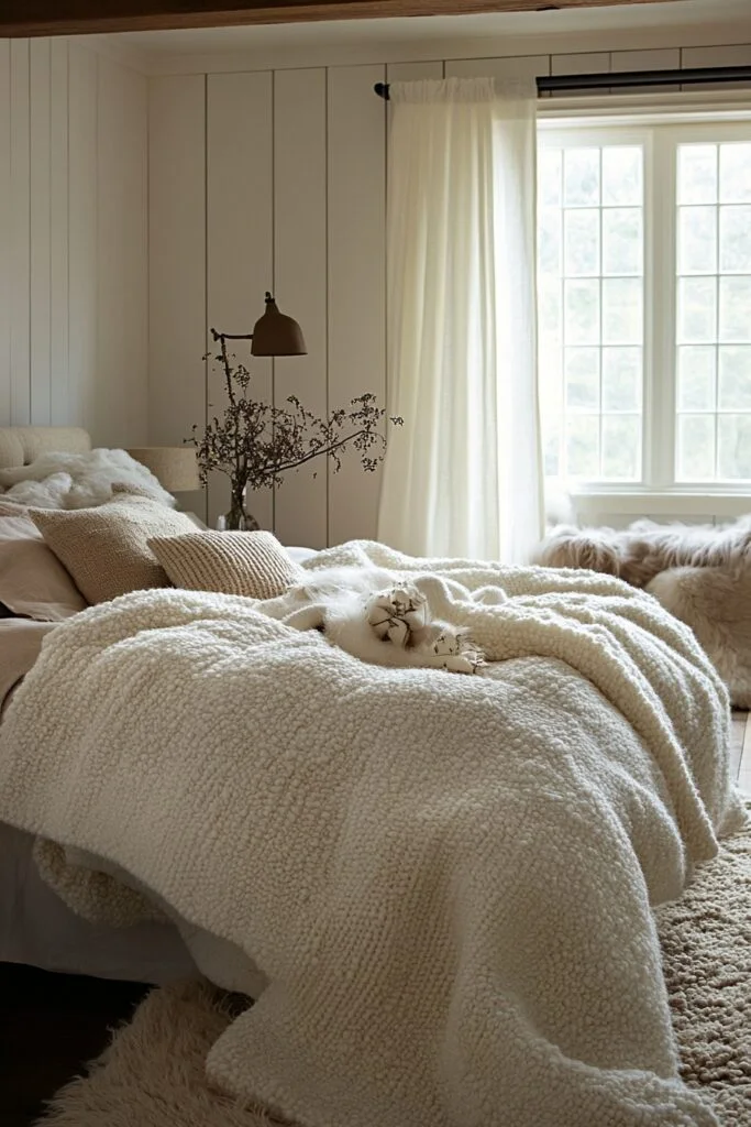 Wool and Linen Bedroom Comfort