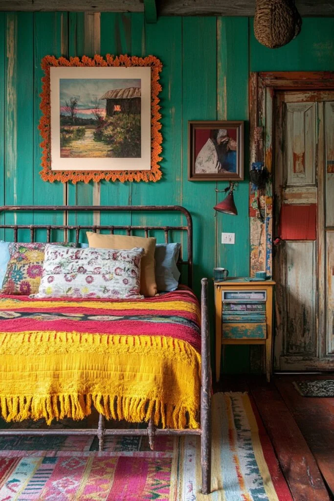 Eco-Artistic Bedroom