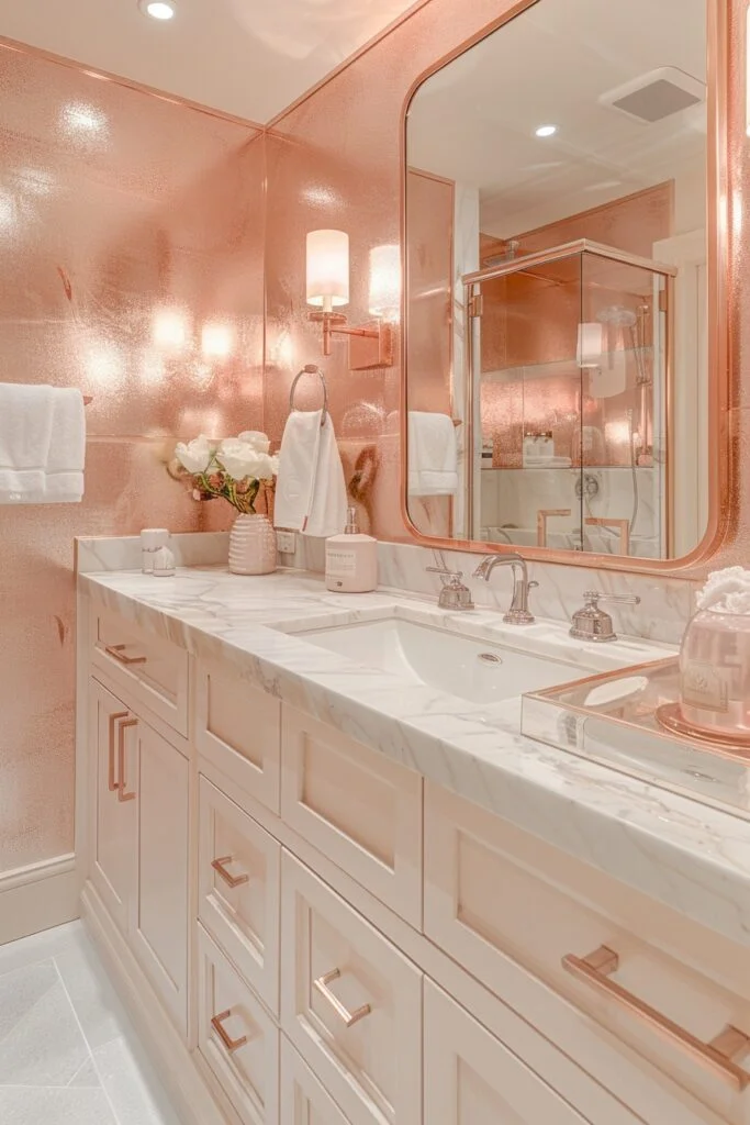 Warm Rose Gold Touches