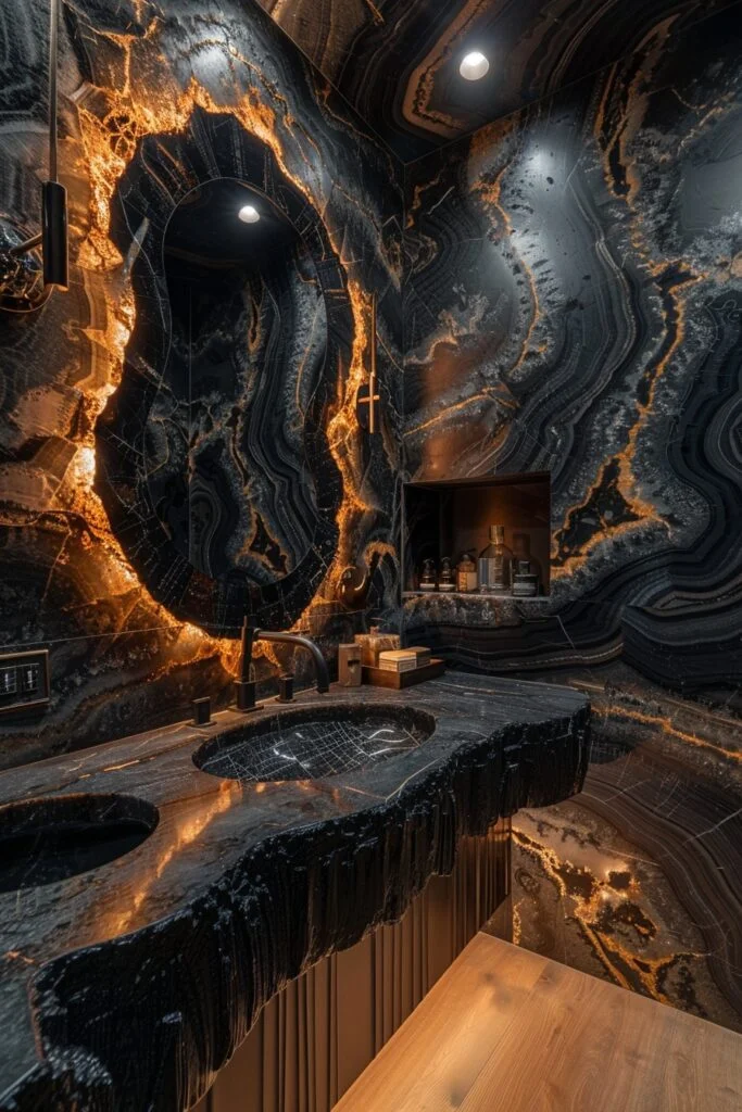 Elegant Black Onyx Features