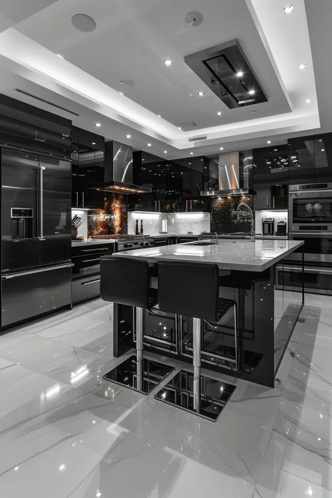 High-Gloss Ultra-Modern Kitchens