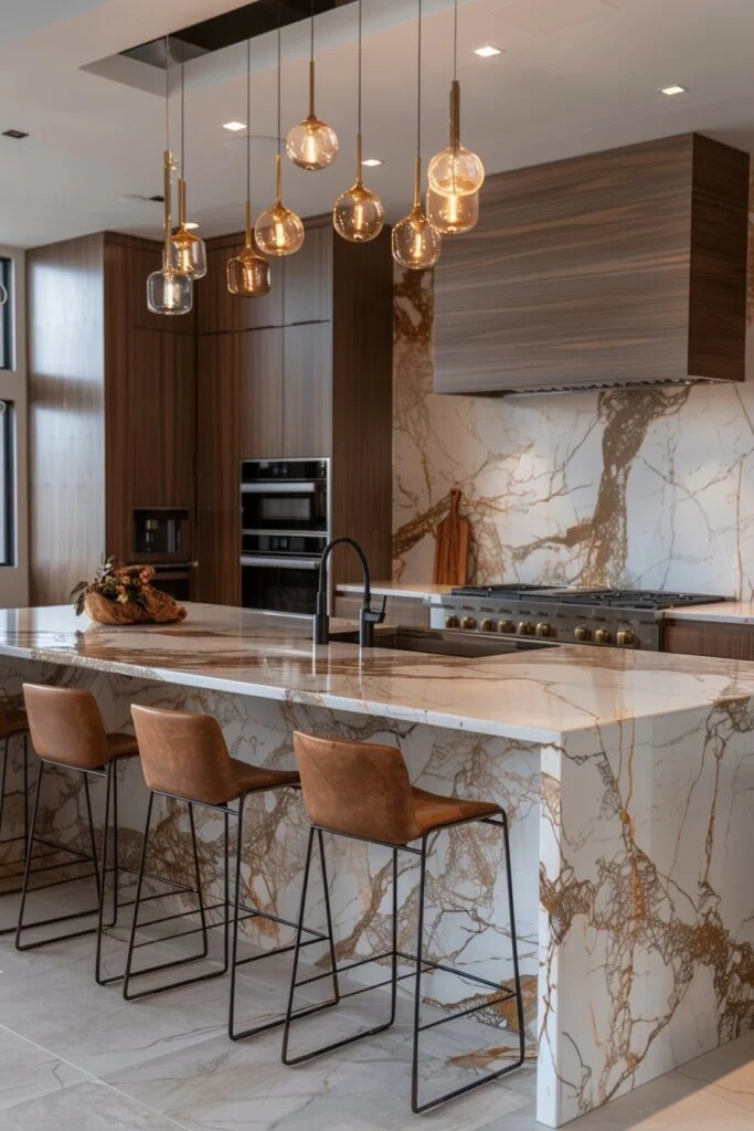 Elegant Marble Kitchen Designs
