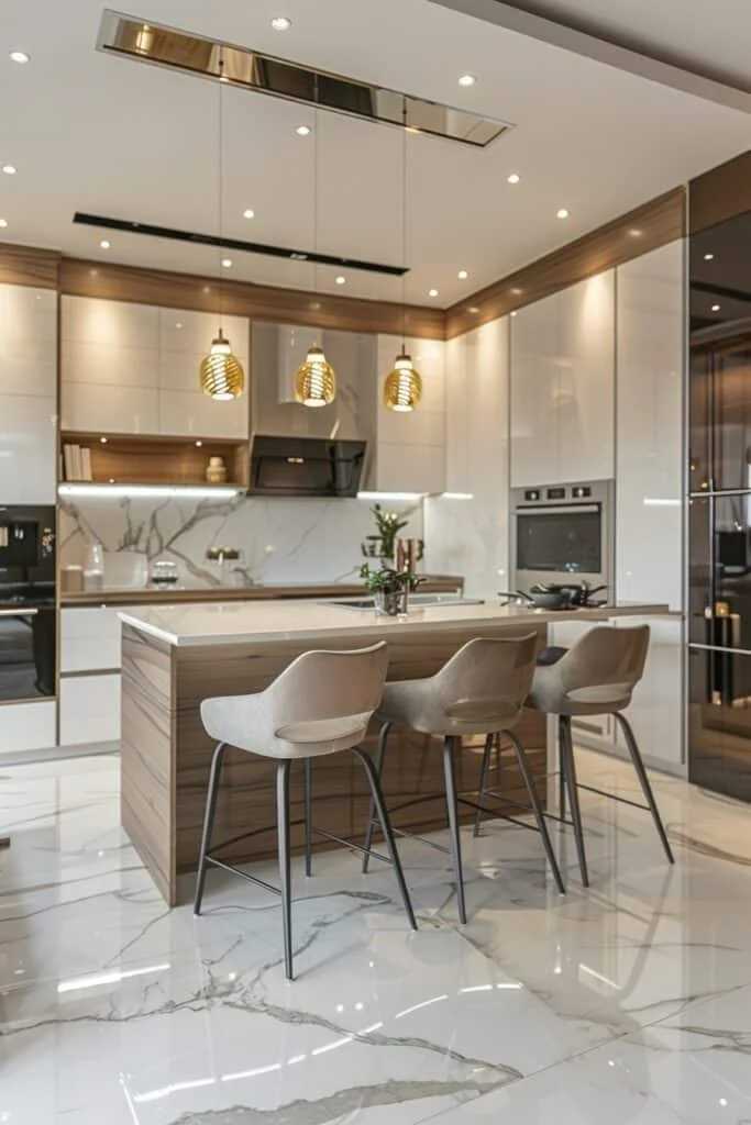 Glass-Enhanced Modern Kitchens