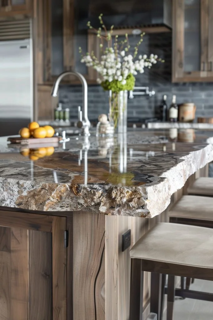 Mixed Material Countertop Kitchens