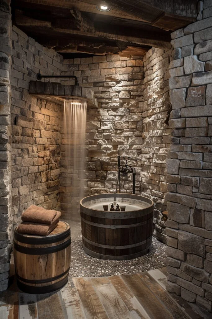 Elegant Stone-Inspired Urban Bath
