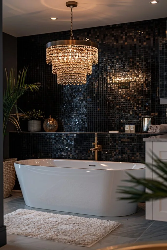 Glamorous Urban Bathroom Retreat
