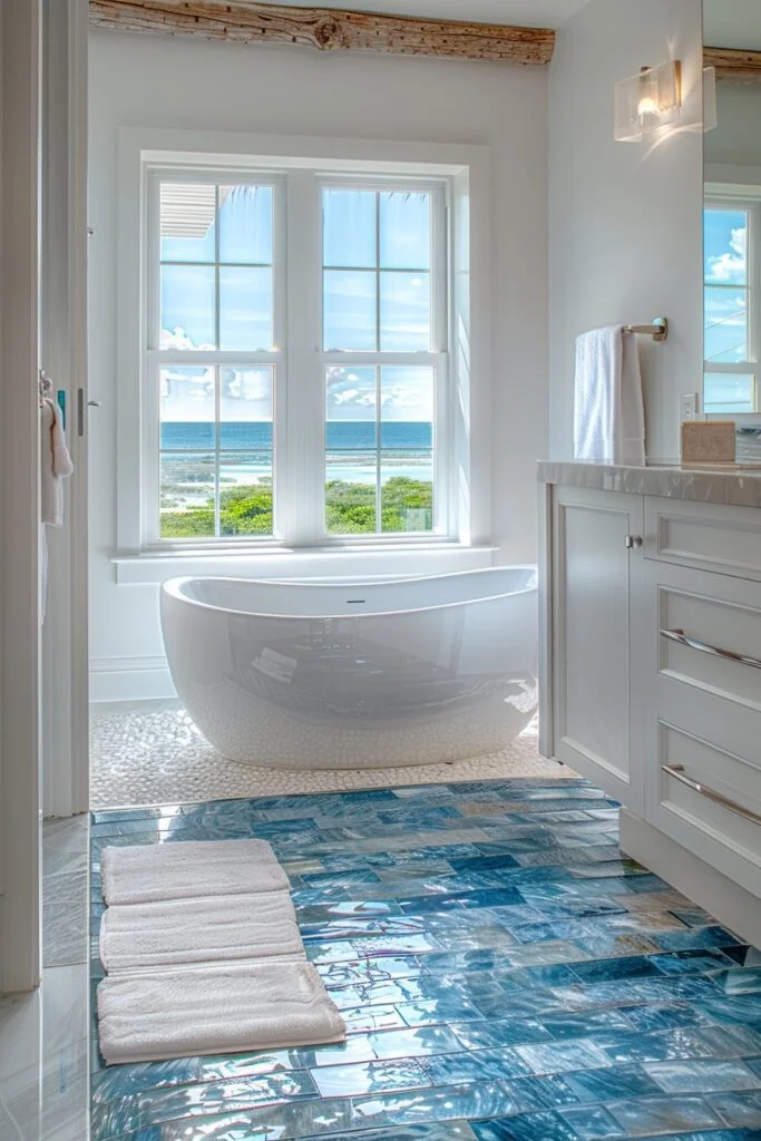 Calming Waterfront Urban Bath