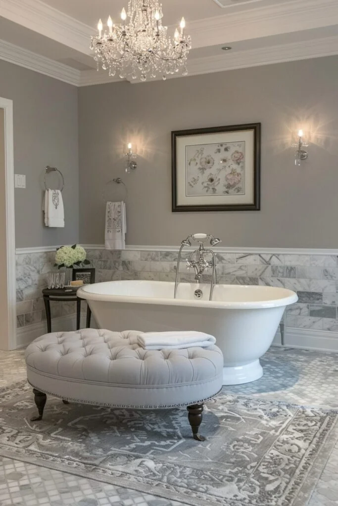 Textured Elegance in Urban Bath Design