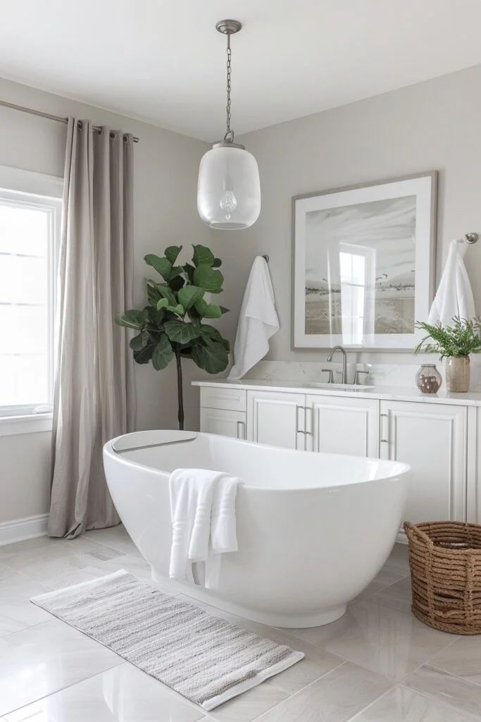 Calm Neutral Urban Bath