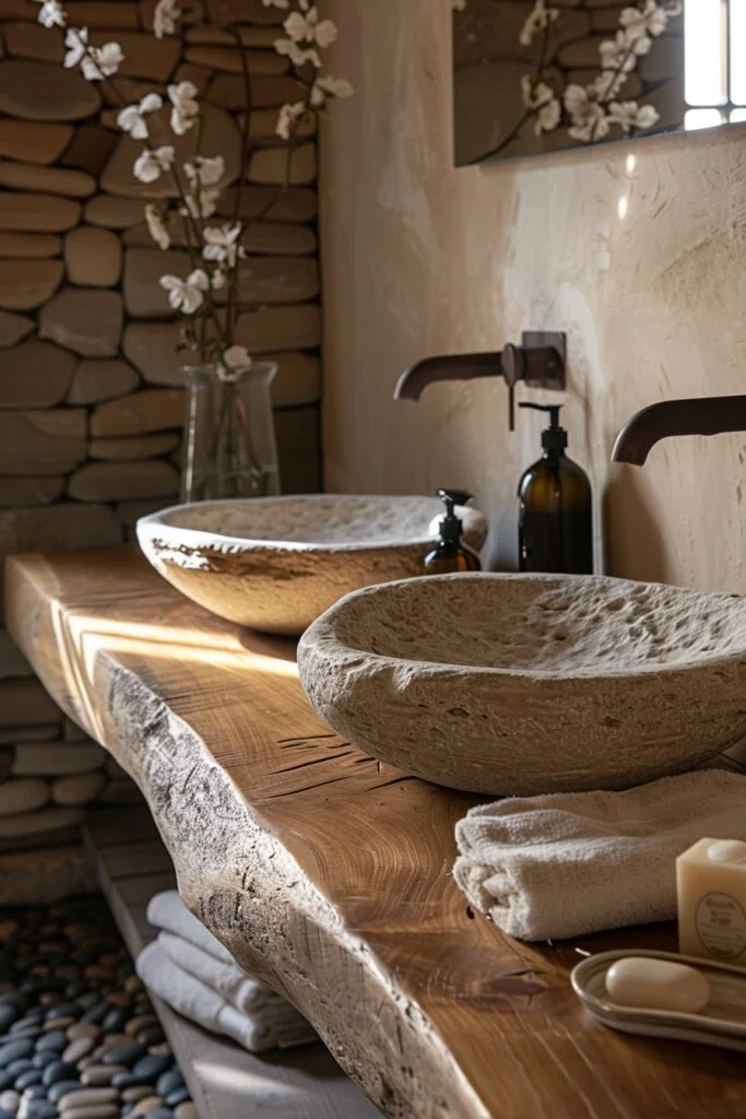 Organic Urban Bathroom Retreat