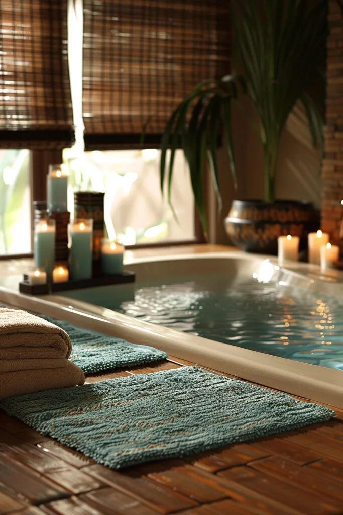 Peaceful Urban Bathroom Refuge