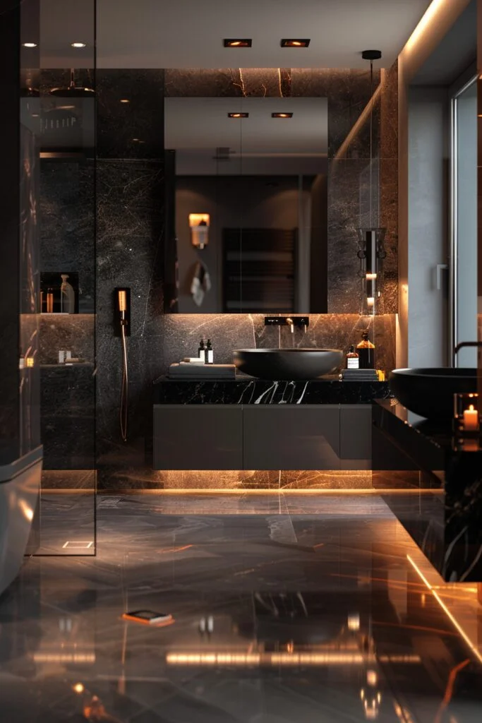 Urban Nightlife-Inspired Bath