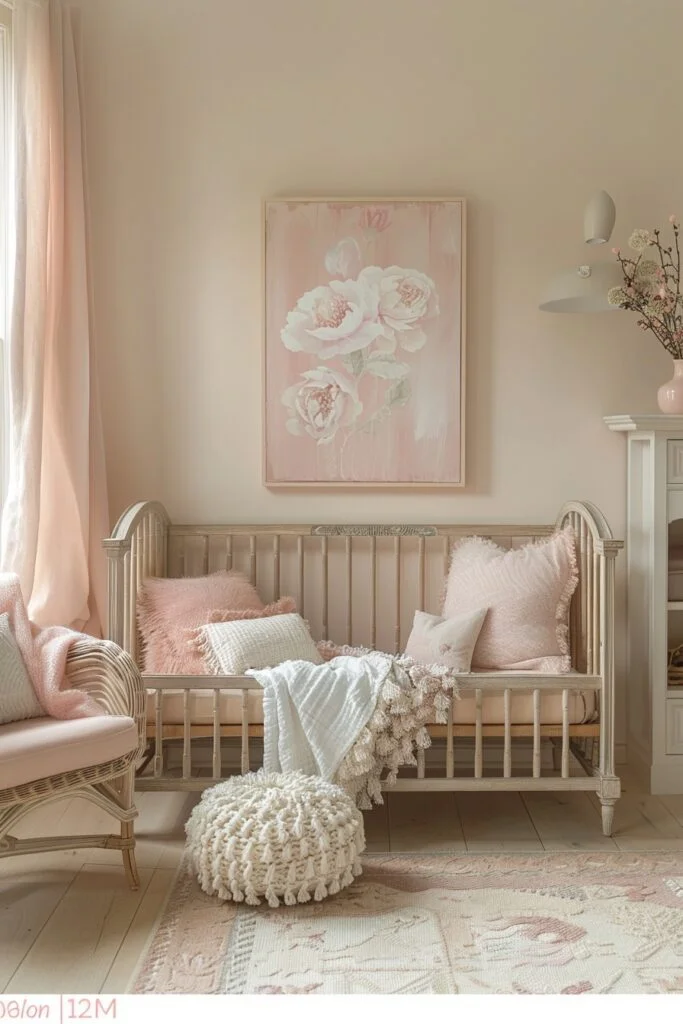 Soft Pastel Boho Nursery