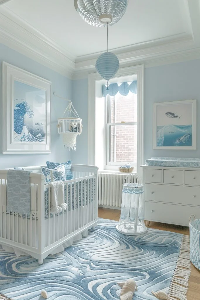 Coastal-Inspired Boho Nursery