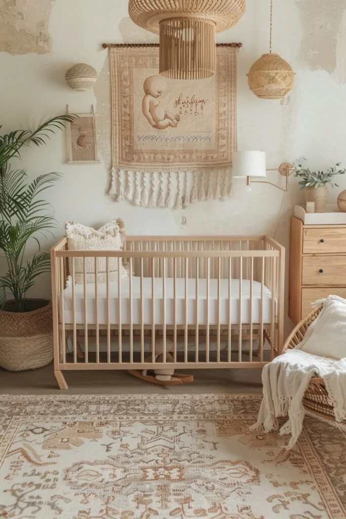 Zen-Inspired Boho Nursery