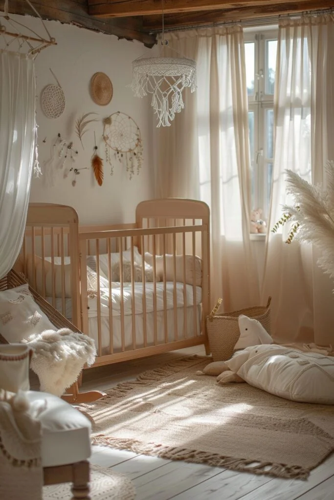 Light and Airy Boho Nursery