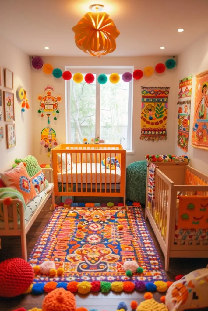 Joyful Boho Celebration Nursery