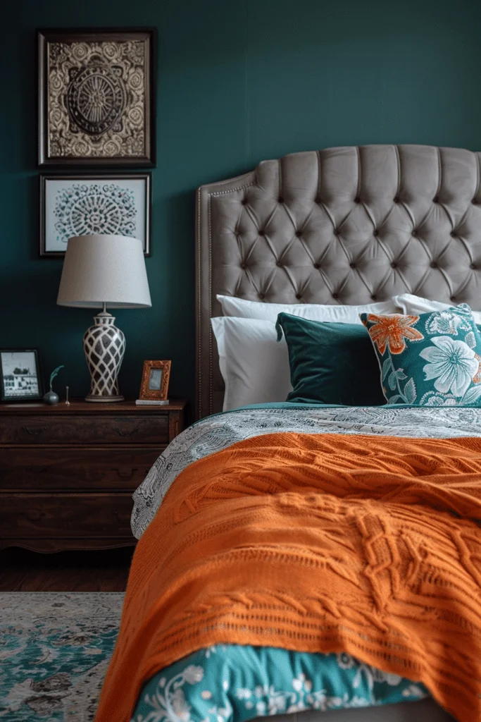 Minimalist Elegance in Dark Teal