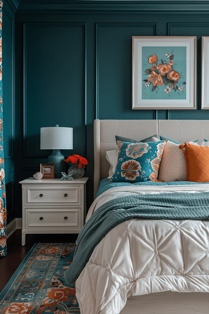Lively Teal Accents for an Energetic Vibe