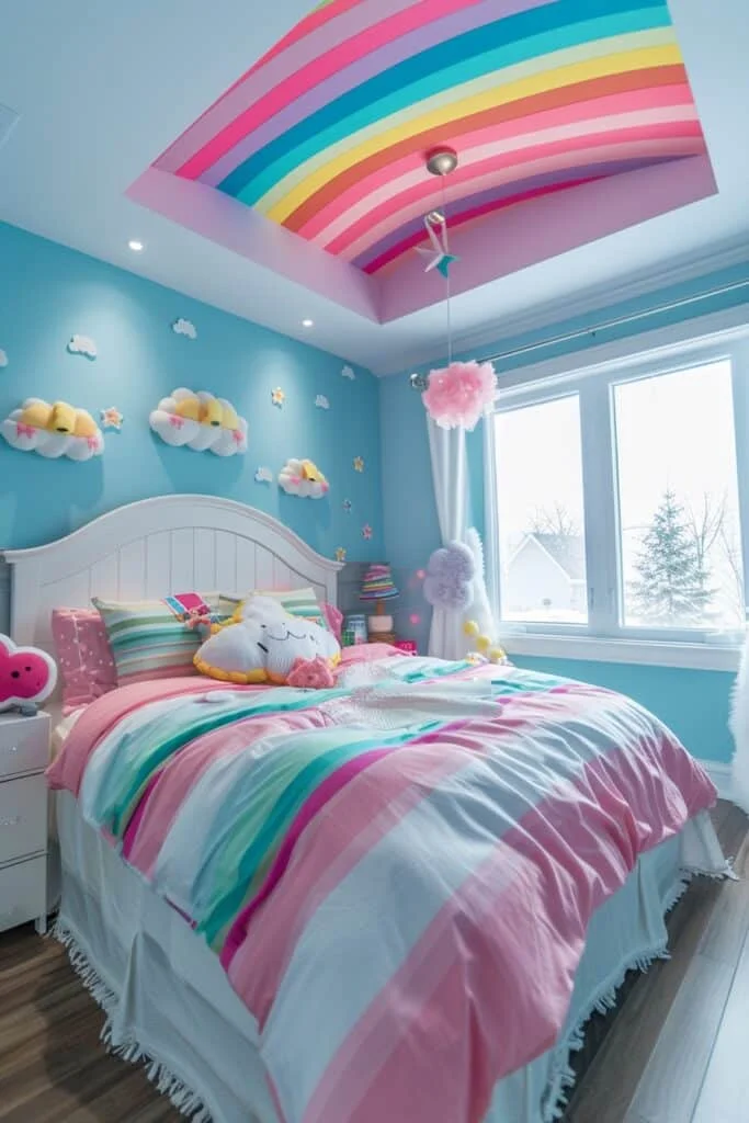 Rainbow Canopy Ceiling