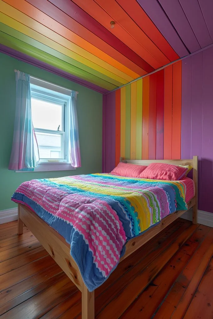 Flowing Rainbow Waves