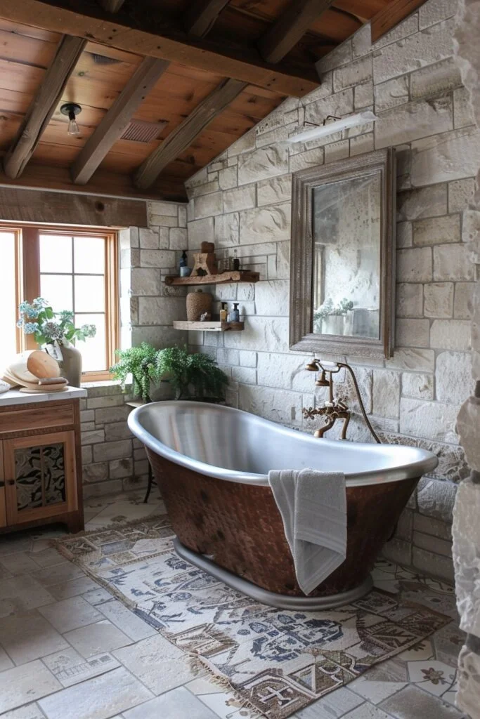 Rustic Bathroom Design