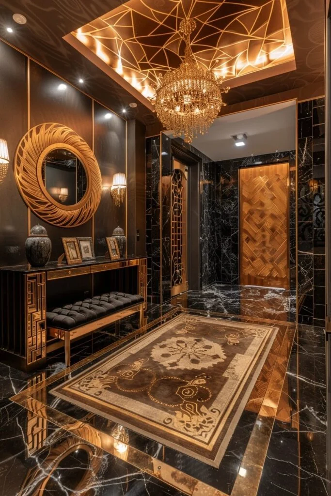 Black and Gold Grandeur