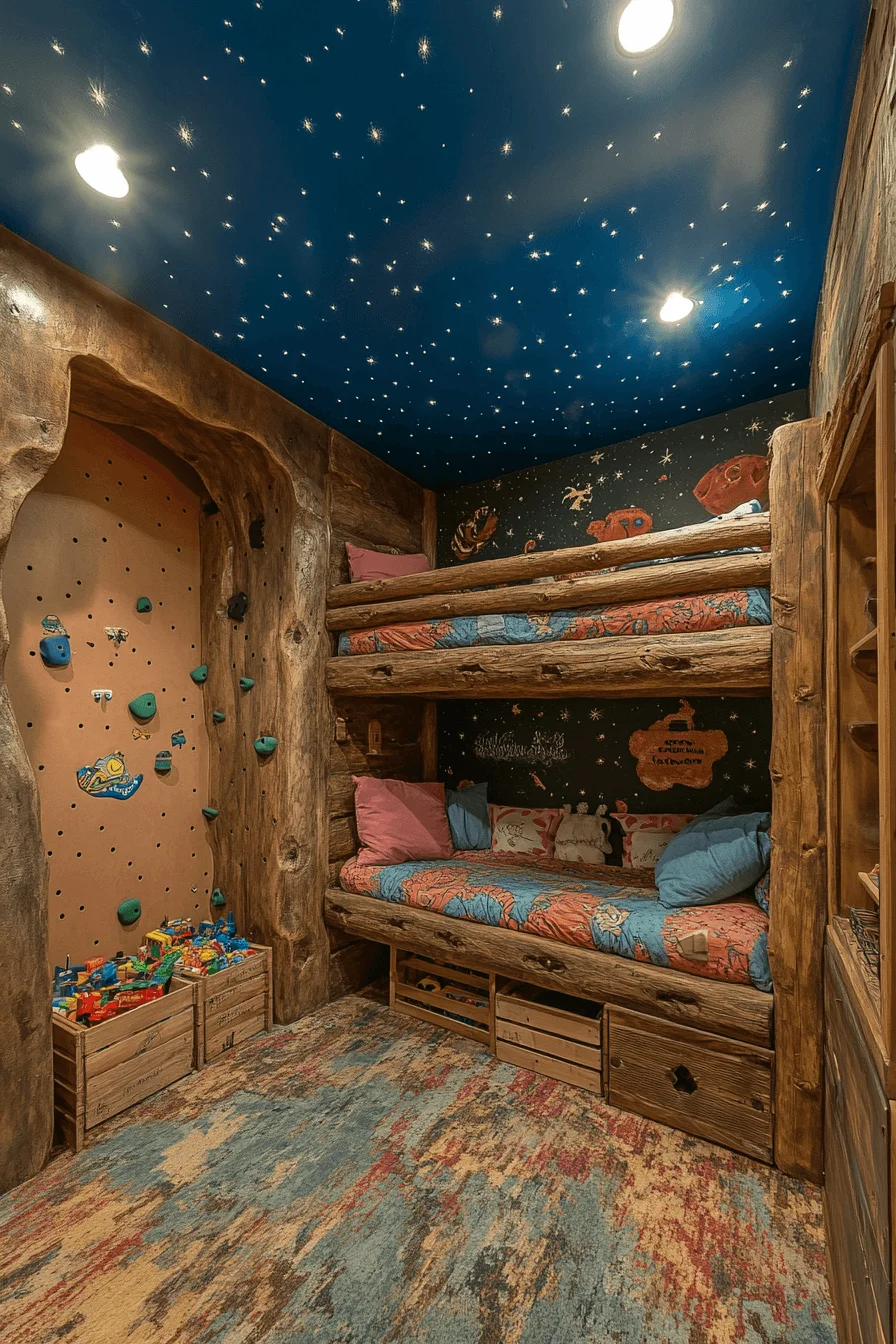 Comfortable cabin living room