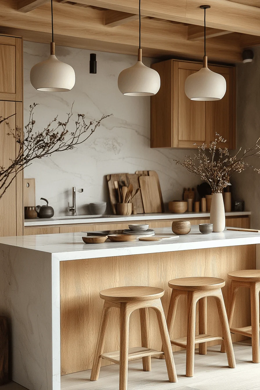 Minimalist Japandi Kitchen