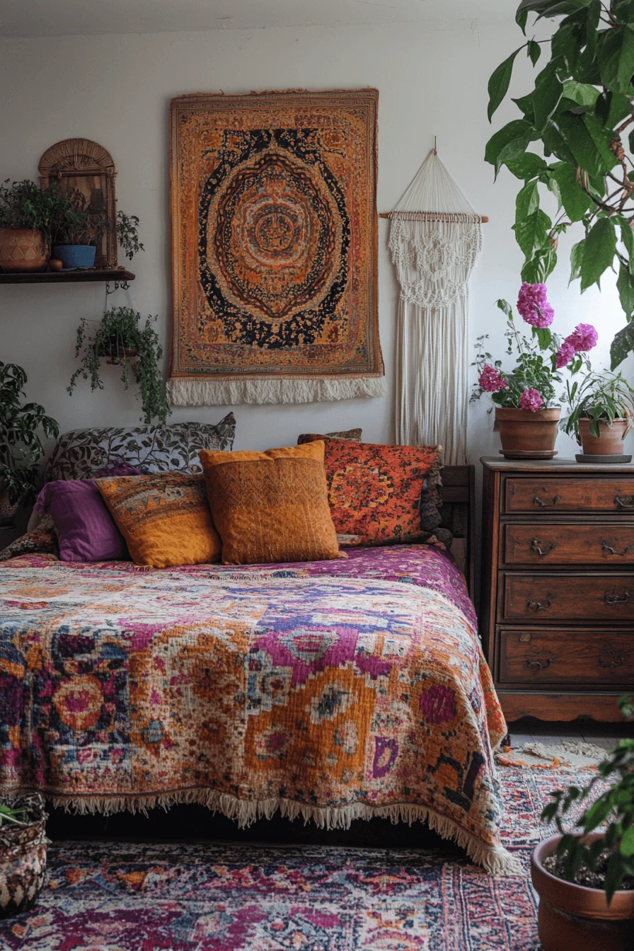 Bohemian Style Guest Room