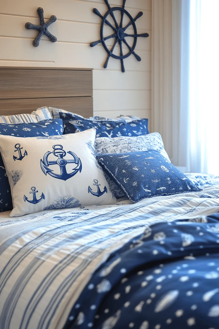 Nautical Coastal Guest Room