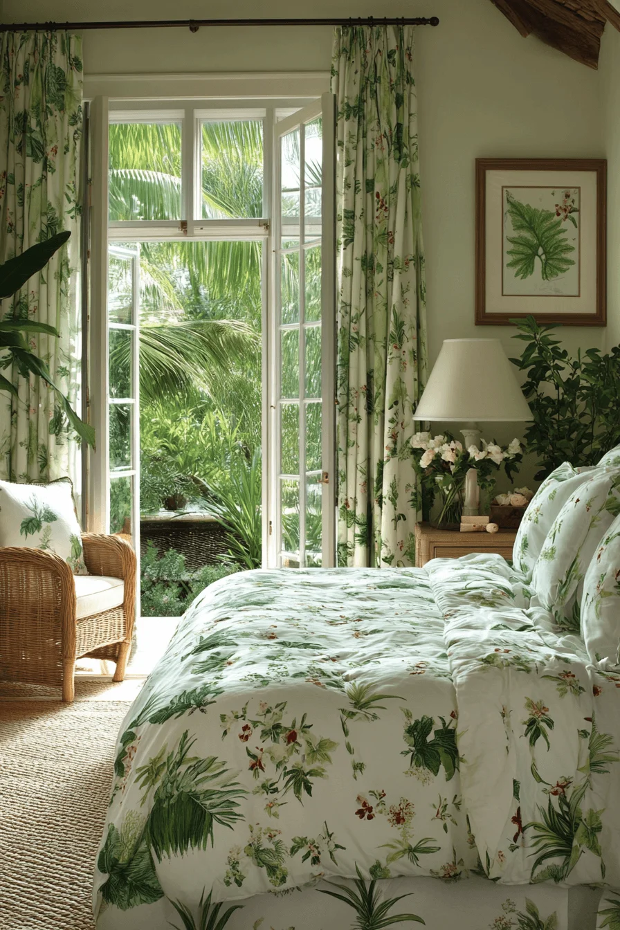 Garden Themed Guest Room