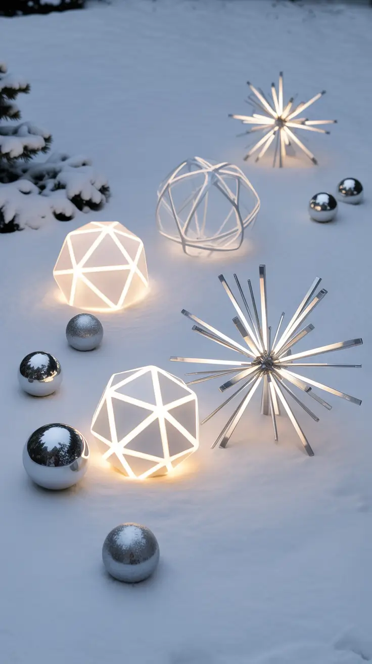 LED star sculptures