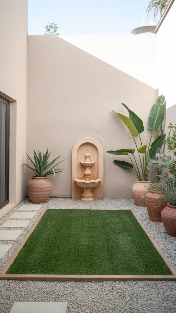 Minimalist Small Backyard Landscaping