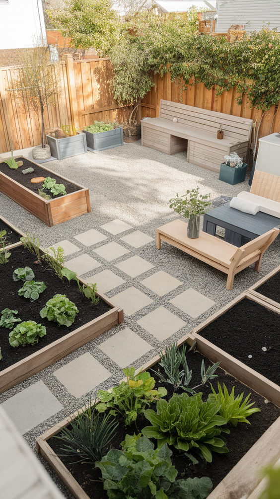 Organized Small Backyard Landscaping