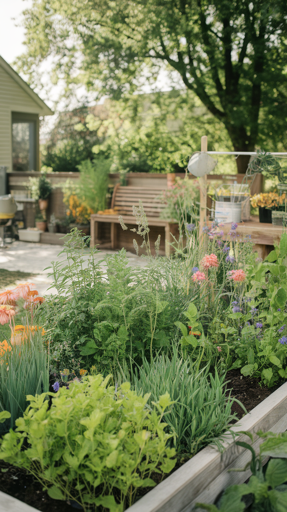 Functional Small Backyard Garden