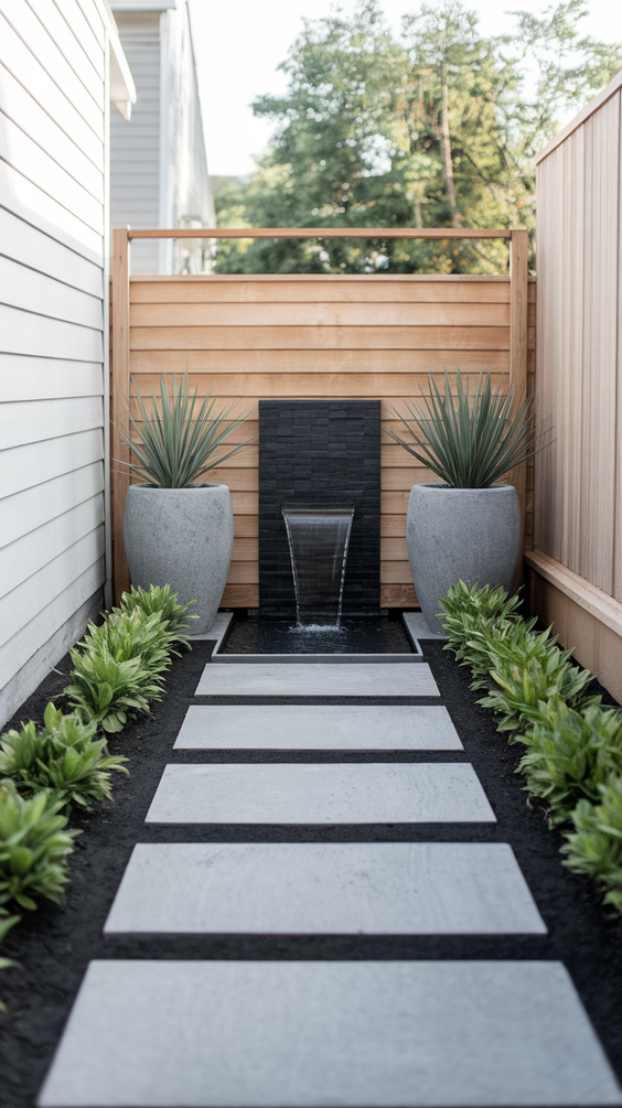 Minimalist Small Backyard Design