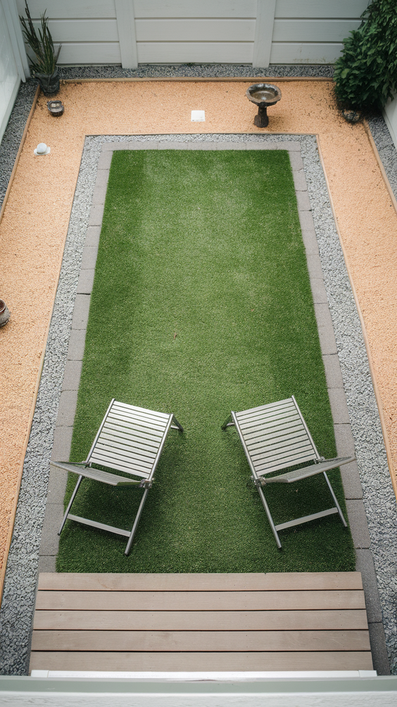 Simple Small Backyard Layout