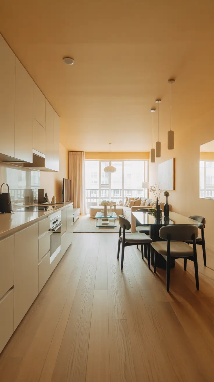 Open Concept Kitchen and Living Space