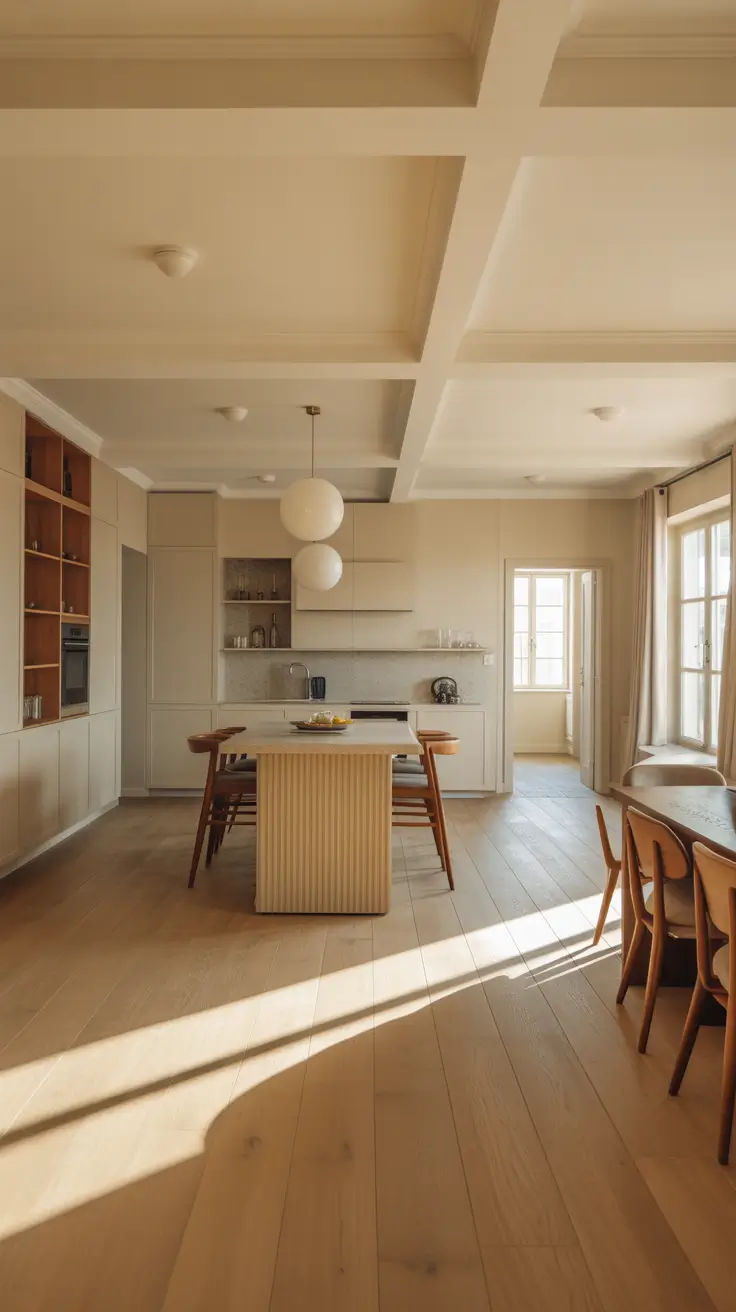 Bright and Airy Open Plan Living Space