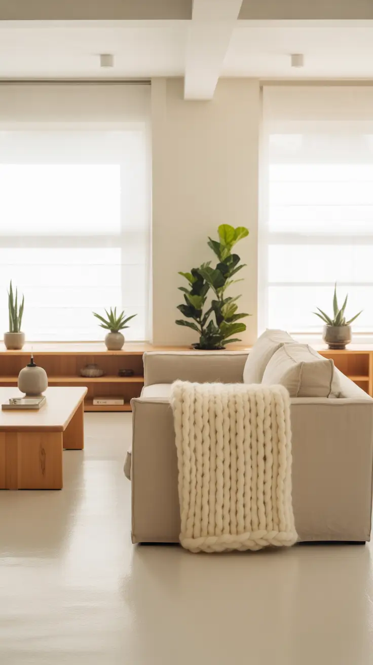 Scandinavian Minimalist Living Room