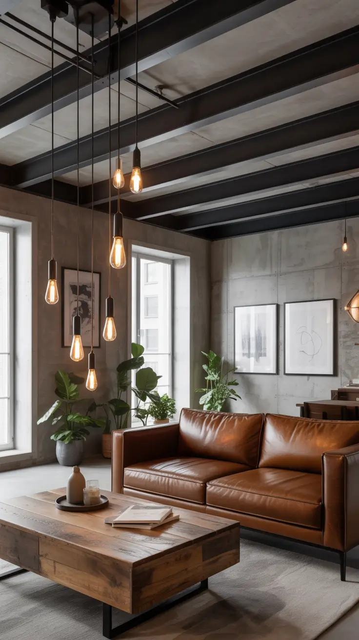 Urban Loft with Industrial and Soft Textures