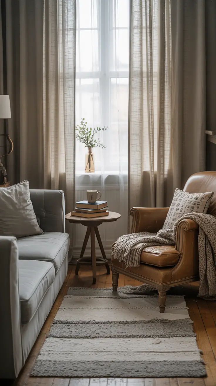 Cozy Gray Living Room